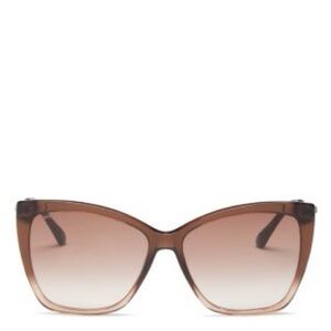 Jimmy Choo Brown Gradient Cat Eye Sunglasses